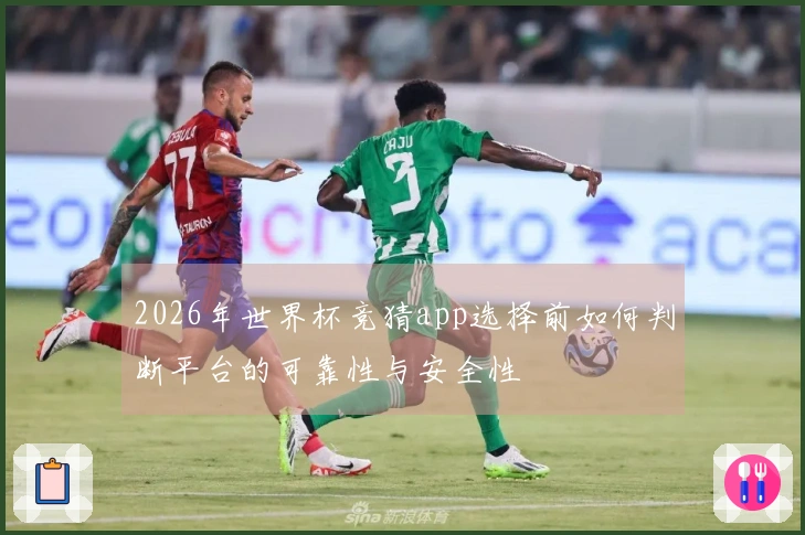 2026年世界杯竞猜app选择前如何判断平台的可靠性与安全性